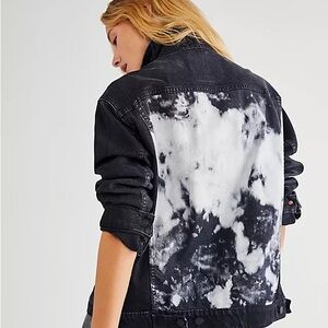 NWOT - MOTHER Superior Black Denim Jacket